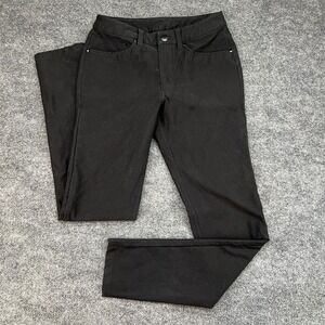 Lululemon Pants Men 28x34 Black ABC Slim Fit Five Pocket Chino Utilitech